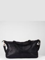 Top Handle Details Cow Leather Hobo Bag - Image 2