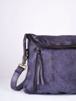 Front Flap & Pocket Zip Details With Tassel Cross Body - Image 2