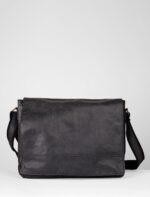 Men's Crunch Soft Leather Satchel Bag with Adjustable Strap - Image 2