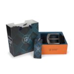 Men's Black Shiny Genuine Leather Belt With Silver Finished Buckle - Image 3